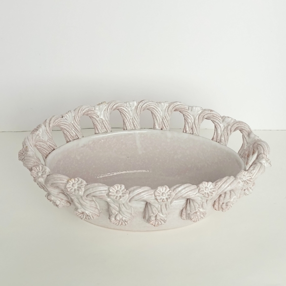 Fratelli Fanciullacci Italian Pottery Bread Bowl - Picture 3 of 8